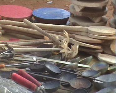 Carpentry craft of Mayurbhanj District in a weekly village market