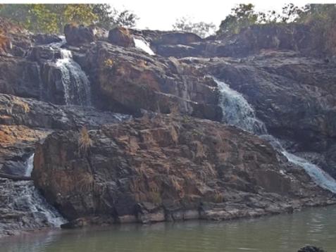 Jal tirtha water fall near Gudugudia inside Similipal national park of Mayurbhanj
